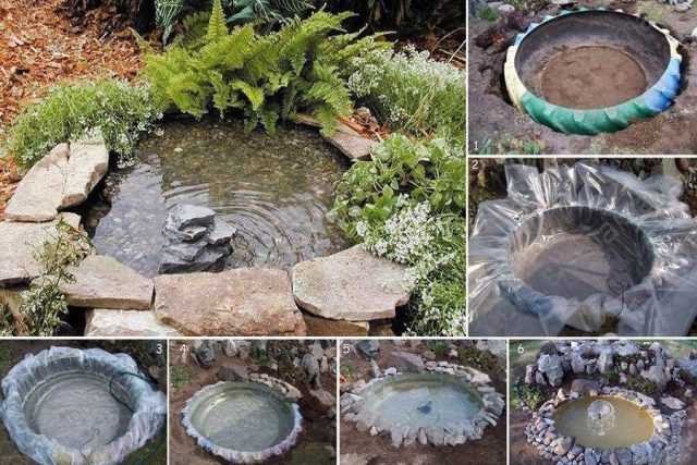 Wie man selbst einen Teich im Garten anlegt