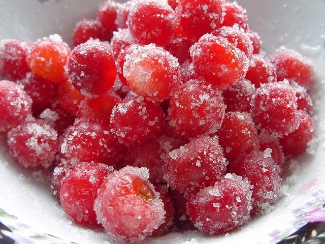 Kirschen in Zucker