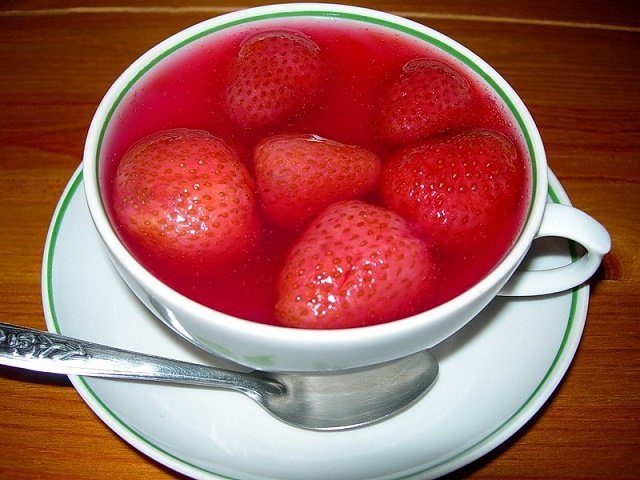 Rezepte für Erdbeerkissel