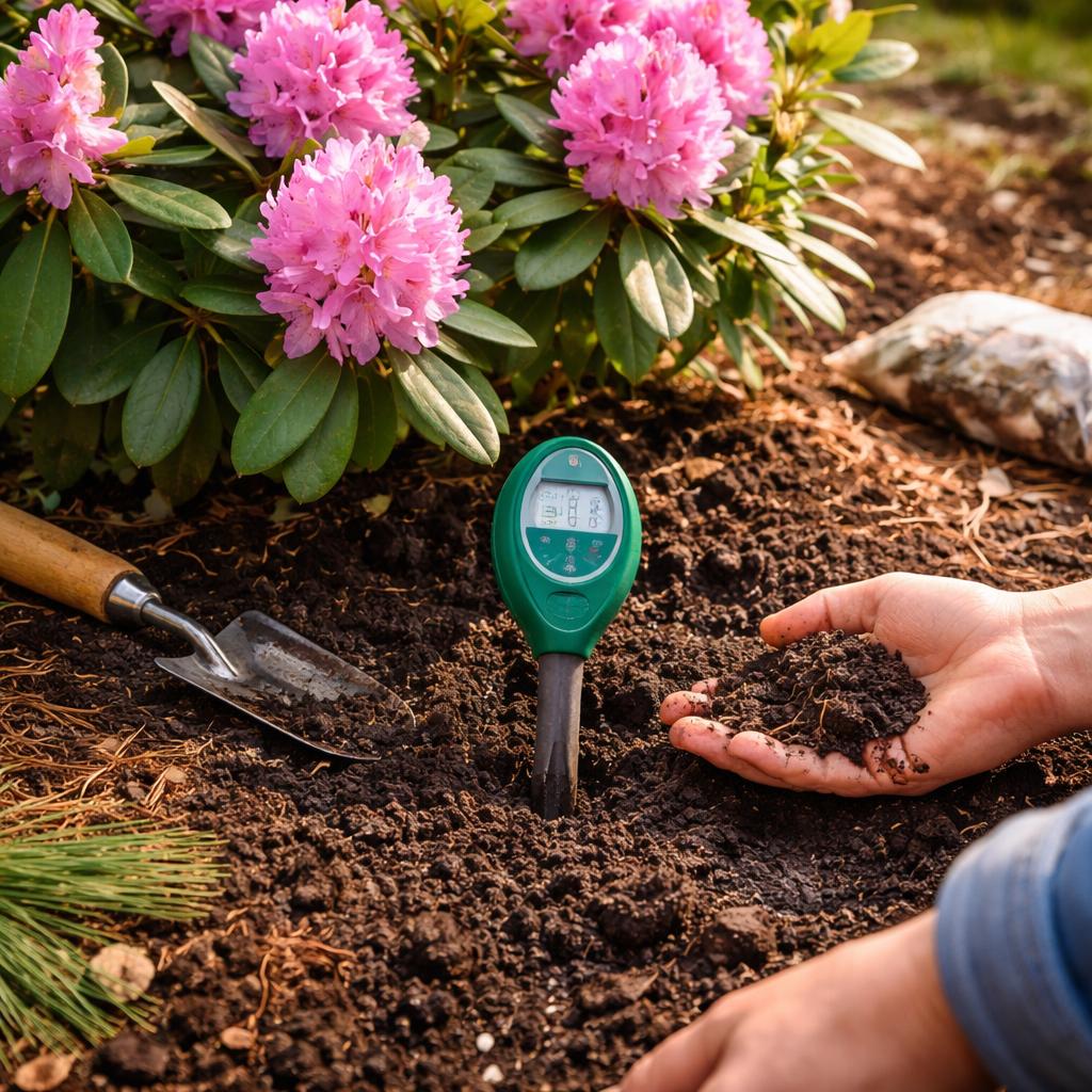Wie kann man den Boden für Rhododendren ansäuern?
