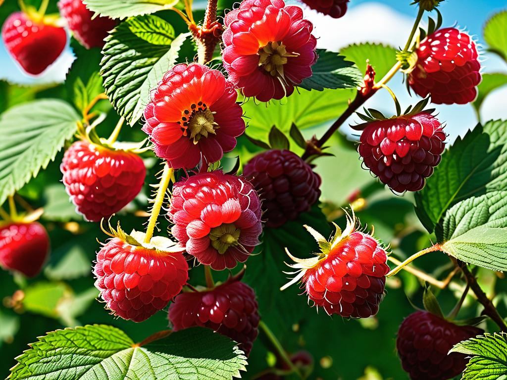 Wie pflegt man remontierende Himbeeren im Herbst?