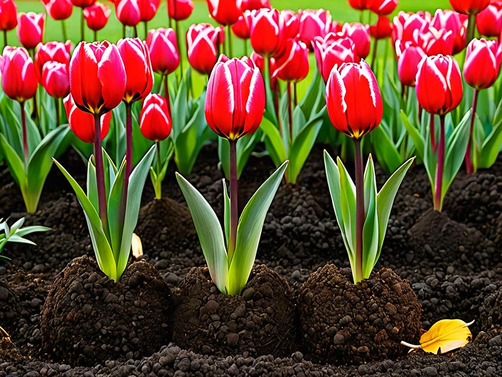 Tulpen im Herbst in Sibirien pflanzen