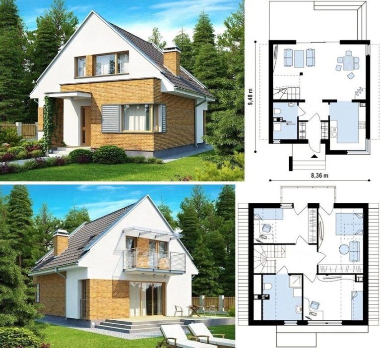 Für wen eignet sich das Projekt von zweistöckigen Häusern mit Mansarde?